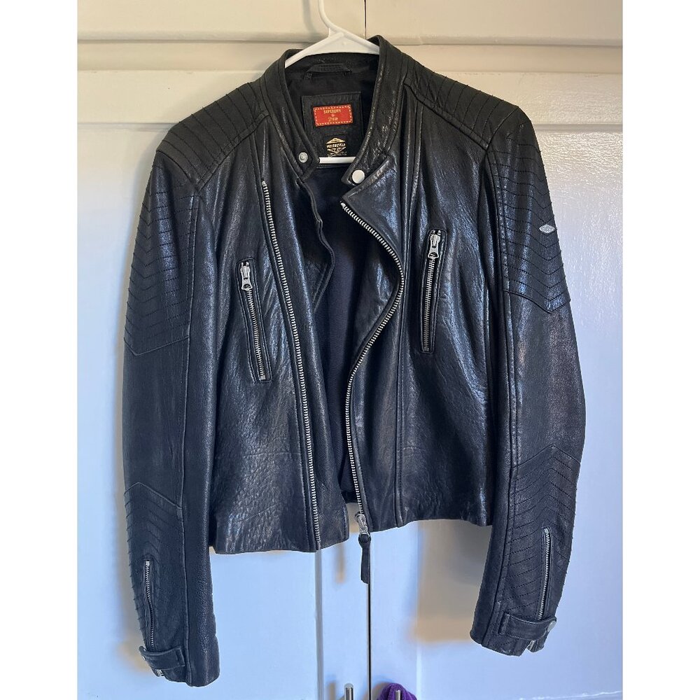 Superdry Biker Leather Jacket